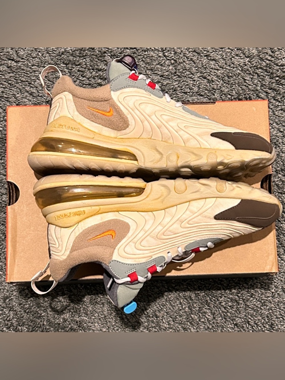 Air Max 270 Cactus Trails by Travis Scott - US Men Size 8.5 - Picture 3 of 15